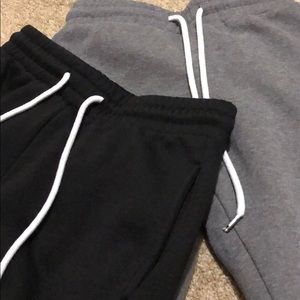 sweatpants. thick & warm. runs like a s